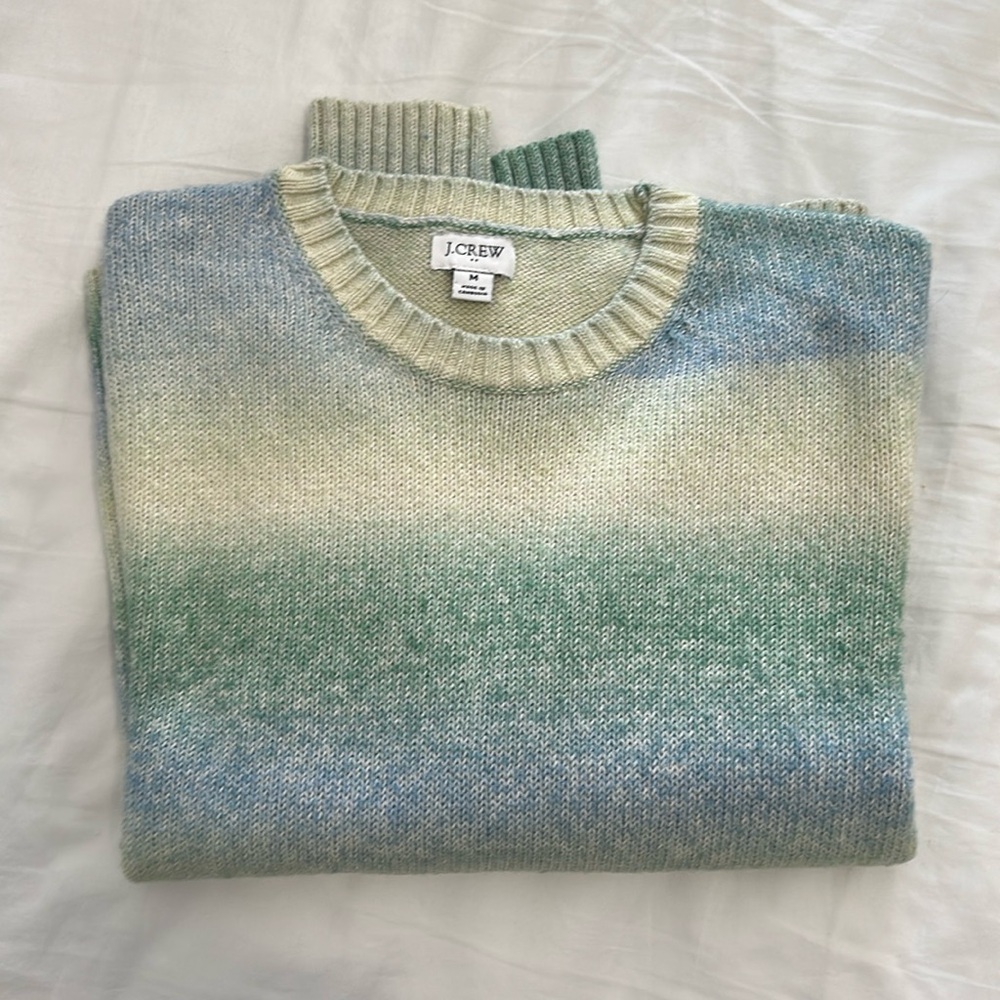 J Crew Ombré Sweater Size Medium